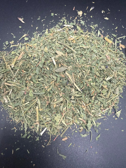 Hoja de alfalfa