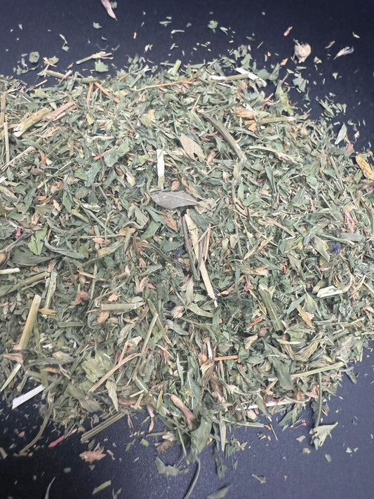 Hoja de alfalfa