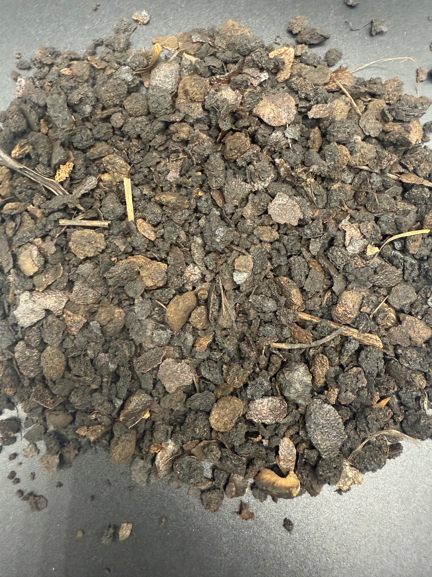 Cáscara de nuez negra