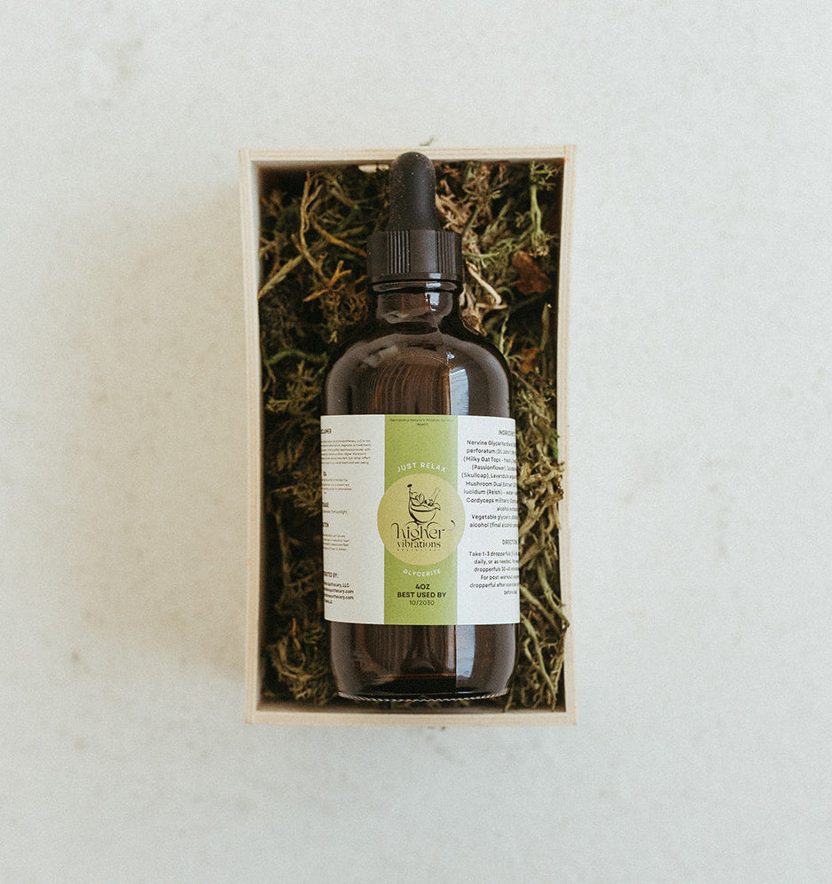 🌿 Just Relax – Nervine & Adaptogen Tincture